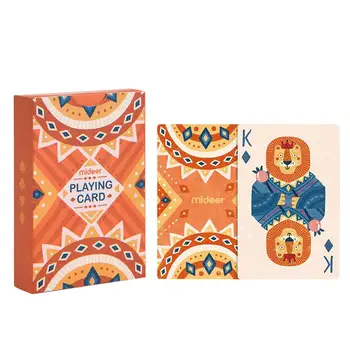 

54pcs Party Animal Puzzle Board Game Card Game Poker Premium Playing Cards For Kid & Adults Card Deck Games Educational Toy Gift