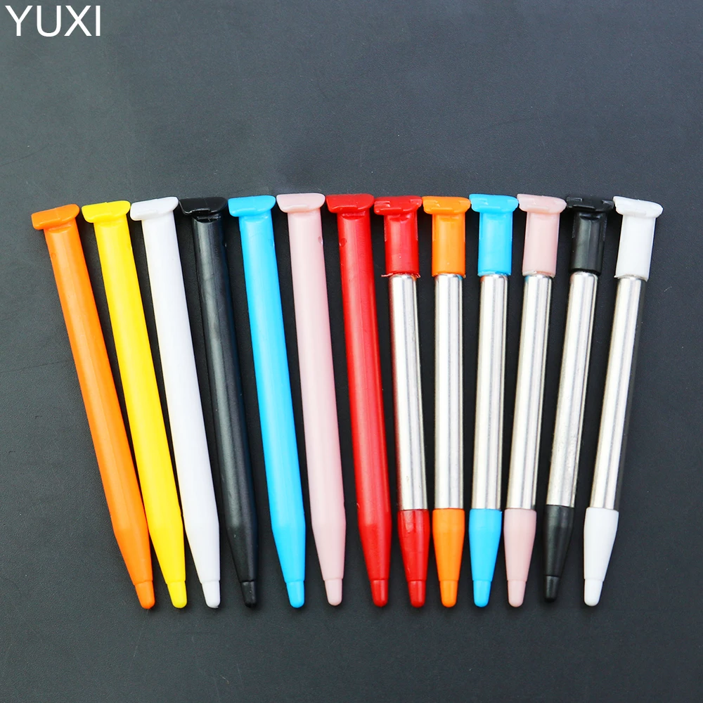 1PCS Touch Pen Metal telescopic pen & Touch pen Plastic For Nintendo New 2DS LL XL for stylus pen,touch pen