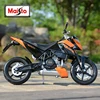 Maisto 1:12 KTM 690 Duke Orange Die Cast Vehicles Collectible Hobbies Motorcycle Model Toys 3