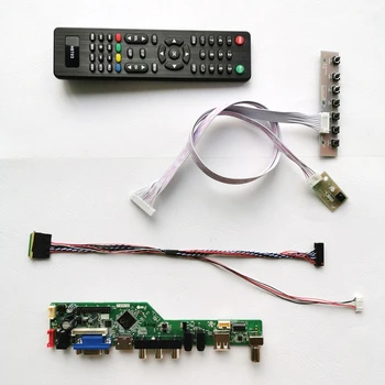 

For N134B6 series LVDS 40-Pin notebook PC 13.4" WLED 1366*768 Audio HDMI VGA USB RF Remote display controller drive card DIY kit