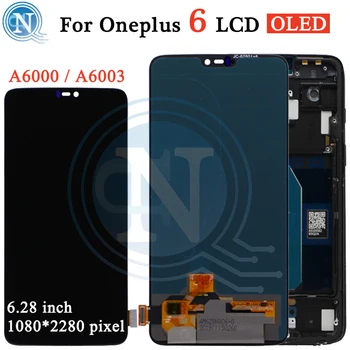 

100% Test OLED Quality For oneplus 6 LCD Display Touch screen Digitizer Assembly Replacement Parts For oneplus 6 A6000 LCD