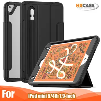 

Leather Protective Cases for Ipad Mini 4th 5th Case Auto-sleep& Wake Tablet Anti-drop Case for Ipad 7.9 Inch with Pencil Holder