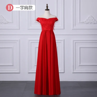 D long red С О-образным вырезом шифоновое платье для подружки невесты Рубашка с короткими рукавами элегантное платье Для женщин для Свадебная вечеринка, платье для праздников, Марино простое сексуальное платье для выпускного вечера - Цвет: D long red