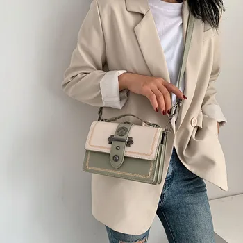 

Elegant Female Casual Tote Bag 2020 Fashion New High Quality PU Leather Women's Designer Handbag Rivet Shoulder Messenger bag