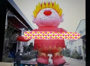 

Free air shipping to door, 20ft inflatable advertising balloon, inflatable character with light