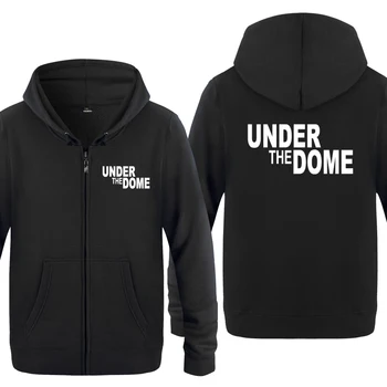 

UNDER THE DOME Sweatshirts Men 2018 Mens Zipper Hooded Fleece Hoodies Cardigans
