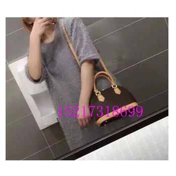 

2019 Luxury Brand Genuine Leather Women Shoulder Shell Bags With Lock And Key Female Brand Bag Genuine Leather Ladies Handbag