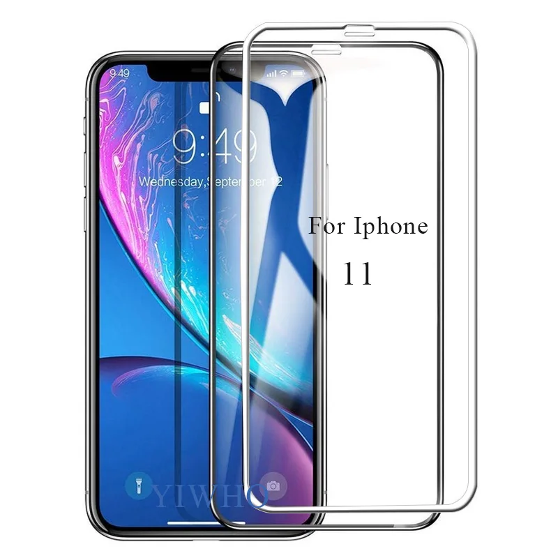 

For iPhone 11 Pro 2019 Glass Tempered Glass on iPhone XR X XS Max Screen Protector Protective Glass for iPhone 11 pro 6 7 8 Plus