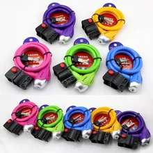 Универсальный/Дорожный велосипедный проводной замок/горный велосипед Цветной замок кабельный замок ключ замок Ty561e