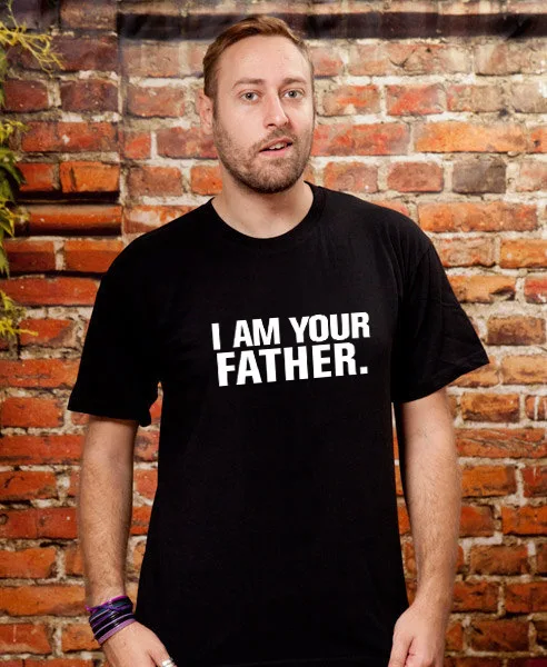T-shirt Shirt Brand Clothing Men's Casual T-shirt Darth Vader ''I Am Your Father'' T-Shirt for Adults  Summer Mens T Shirt