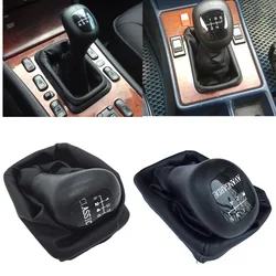 5/6 Speed Car Gear Shift Knob Lever Shifter Gaiter Boot Cover Case For Mercedes Benz W202 C Class S202 W208 C208 CLK W210 E