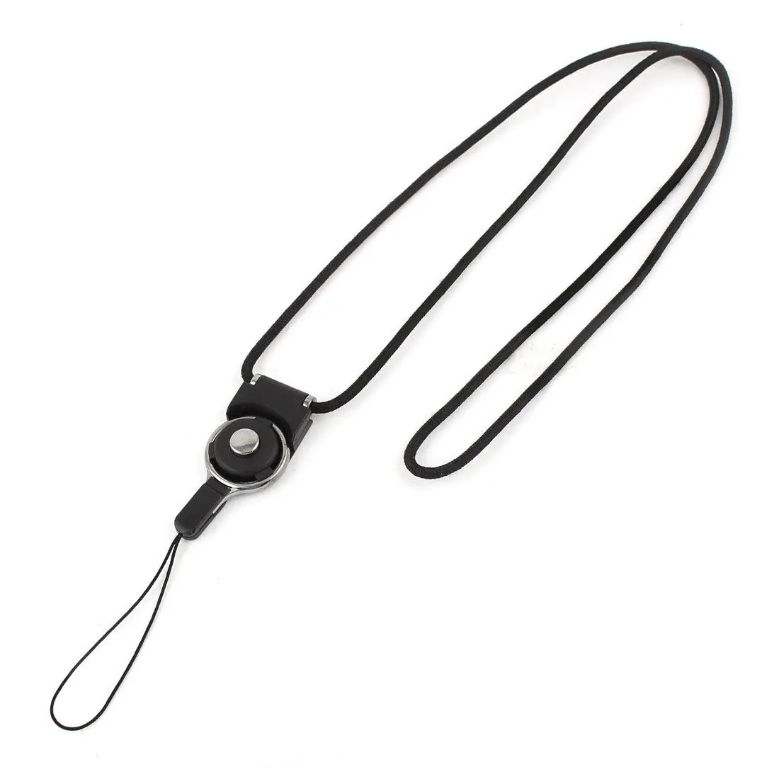 Garmin Astro 430 320 900 Alpha 50 100 200i GPSMAP 66 66s 64st 62s 62st 67 67i 66i 용 검정색 분리형 링 넥 스트랩 매는 밧줄