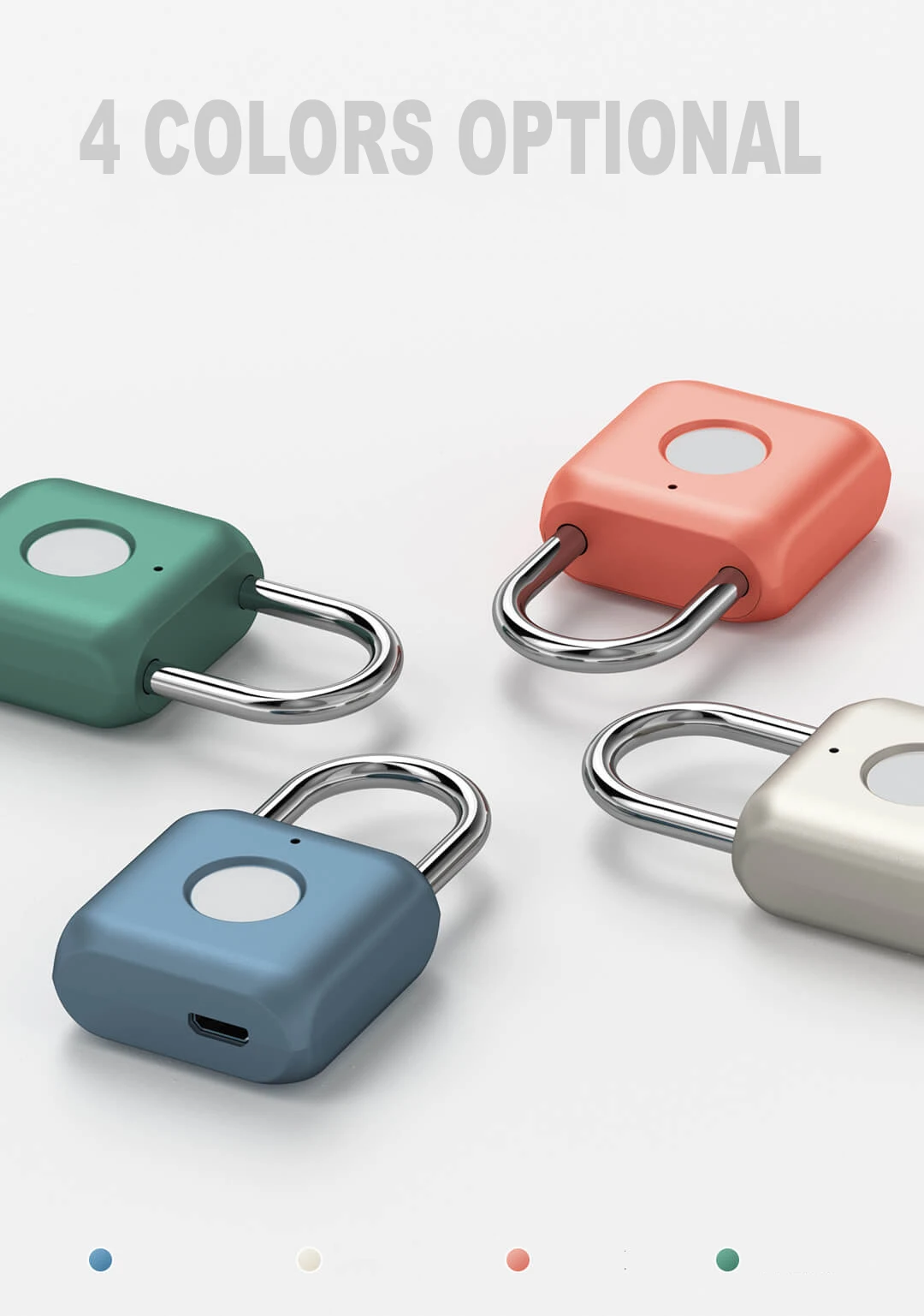 Умный дверной замок Xiaomi Mijia Kitty с отпечатком пальца, зарядка через usb, без ключа, Противоугонный замок, дорожный багажный ящик, замок безопасности