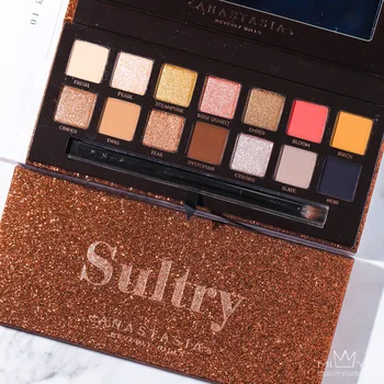 

2019 NEW anastasia makeup 14 colors Eyeshadow Pallete Sultry Powder Glow Kit Contour Highlighter Palette Face Powder Eye Shadow