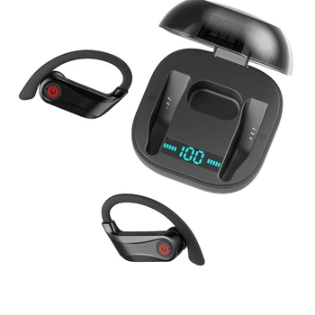 

HBQ PRO TWS Bluetooth 5.0 Earphone Stereo Wireless Ear hook Earbuds Mini Sport Waterproof Headset portable 950mAh charging case