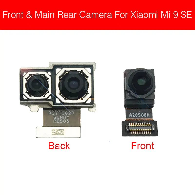 Фоновая и Задняя Основная камера для Xiaomi mi 9 SE 9se маленькая и большая задняя камера для mi 9SE запасные части
