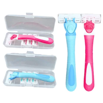 

Razors for Women 6 Layer Blades Smooth Shave Personal Care Products with 8 Blades Replacement Head 2 Set