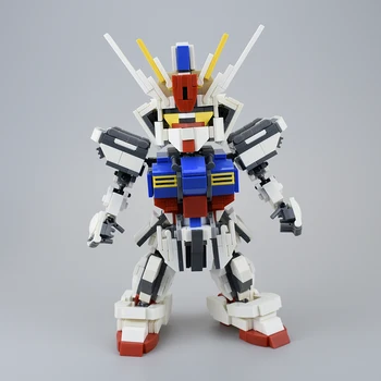 

844Pcs Moc Air Combat Mobile Warrior Model Assembly Small Particle Building Blocks Education Toy Set For Children Birthday Gift