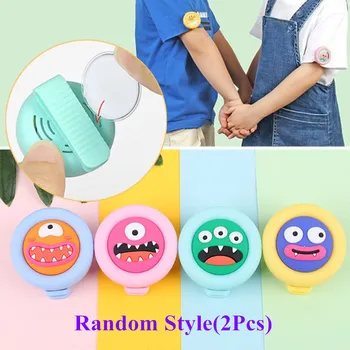 

2Pcs Baby Pregnant Cartoon Repellent Badge Button Mosquito Clip Non-Toxic Anti-mosquito Buckle Protector Child Outdoor Supplies