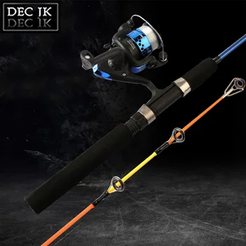 

2 Segments Fish Pole 1.35M Ultralight Frp Carp Feeder Fishing Rod With Reel Hand M Power Canne Spinning/Casting Rods Tube Spares