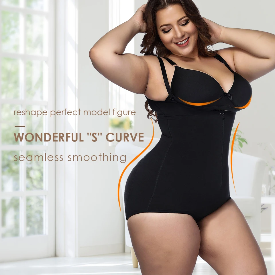 Ceny Kobiety Plus rozmiar 5XL Shapewear urządzenie do modelowania sylwetki treningowy do wyszczuplania talii kontrola brzucha body po porodzie odzyskać bielizna gorset tyłek