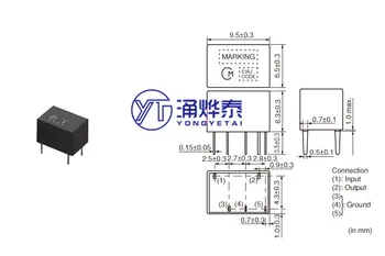 

LTM450EW IF Ceramic Filter LTM455GW LTM450FW Interphone Filter 3+2 450K