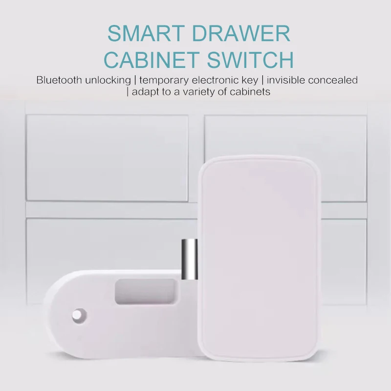 Smart Bluetooth APP замок ящика Бесконтактный Невидимый замок для файлового шкафа шкаф замок ящика переключатель/приложение Автоматическая Управление
