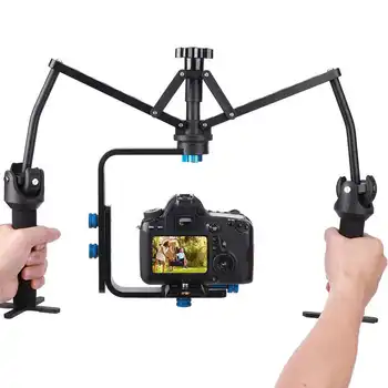 

YELANGU S1 Double Handheld Stabilizer Camera General Follow Shot Damping Equipment for DSLR Camera Camcorder Filmmaking
