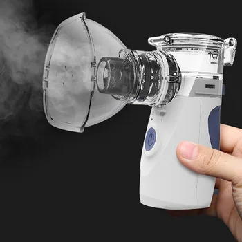 

Health Care Mini Handheld Portable Inhale Nebulizer Silent Ultrasonic Inalador Nebulizador Children Adult Rechargeable Automizer