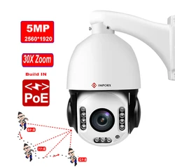 IMPORX – caméra dôme de sécurité SONY IMX335 HD 5MP 30X POE intégré PTZ, suivi automatique, prise en charge Audio bidirectionnel, carte TF IR 150M 