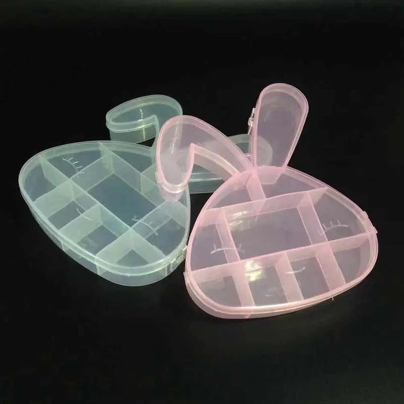 Пластиковая шкатулка для хранения с мультяшным Кроликом ювелирных изделий