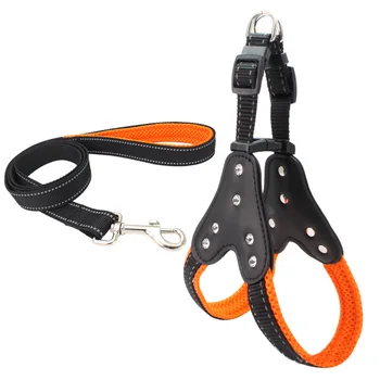 

1 pc Dog Soft Adjustable Pet Walk Out Harness Adjustable Vest Collar Chest Hand Strap for Dogs Pets Supplies Dog acessories