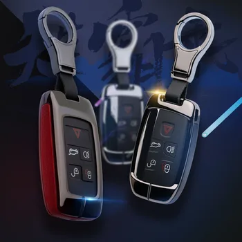 

Zinc Alloy Key Case Shell New CarKey Cover Set For Land Rover Range Rover Sport Evoque Velar Discovery 5/Jaguar E-Pace 2018 2019