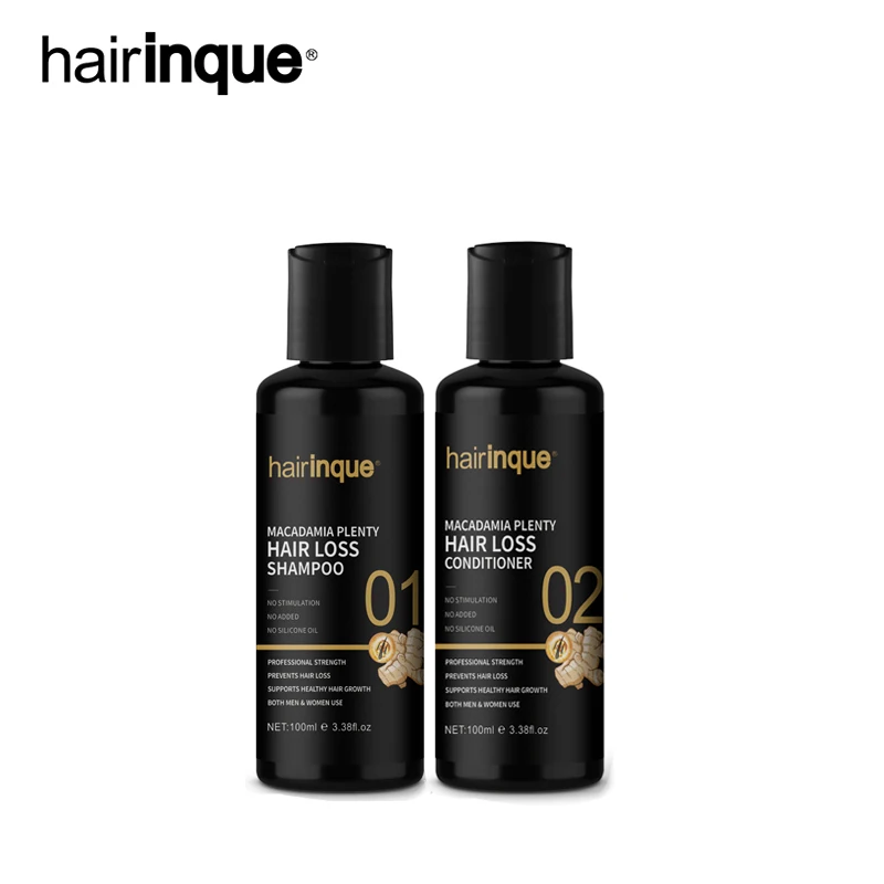 11,11 Hairinque Macadamia, шампунь для выпадения волос, кондиционер, набор для восстановления волос, восстановление корней волос, утолщенный набор для ухода за волосами - Цвет: Светло-серый