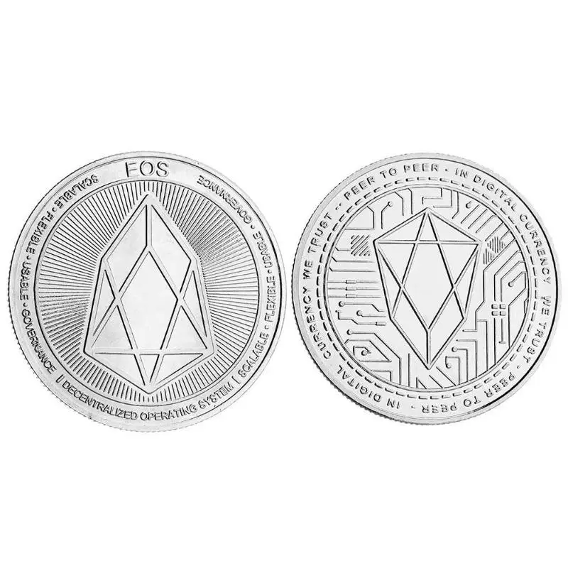 EOS грейпфрут монеты памятная монета не-валюта Биткоин искусство коллекция Туризм подарки сплав Гальваническое металлическое ремесло