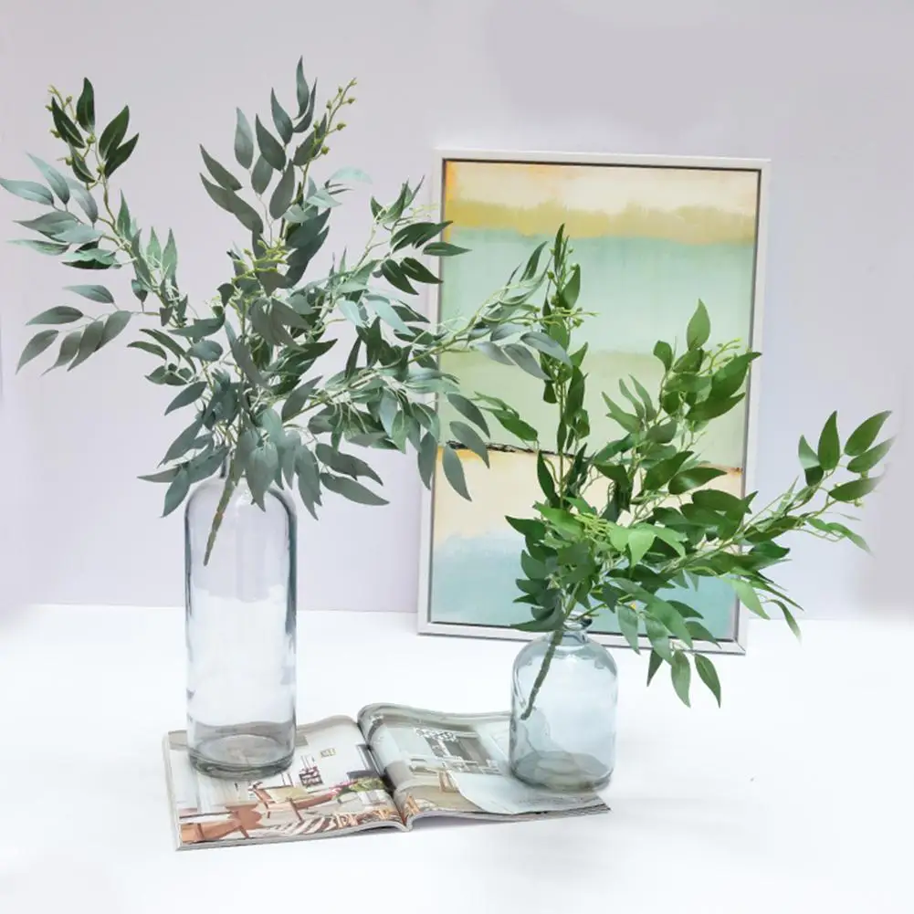 Green silk artificial Hanging ivy leaf garland plants vine leaves 1Pcs diy For Home Bathroom Decoration Garden Party Decor | Дом и сад
