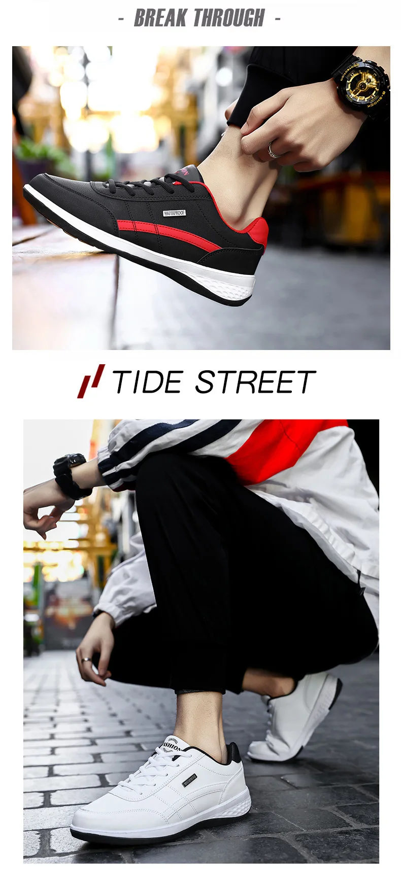 Men Shoes Sneakers Trend Casual Shoe Breathable Leisure Male Sneakers Non-slip Footwear Men Vulcanized Shoes