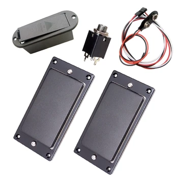 

Active Pickup Battery Cover Humbucker Pickups for 6-String Electric Guitars