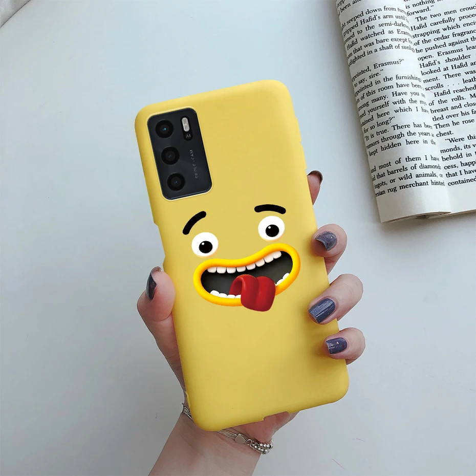 cases for oppo black For Oppo A16s a16 Case 6.52'' Cute Painted Soft Silicone Back Cover for OPPO A16 2021 A 16 S Phone Cases Shockproof Fundas Coque a cases for oppo phones