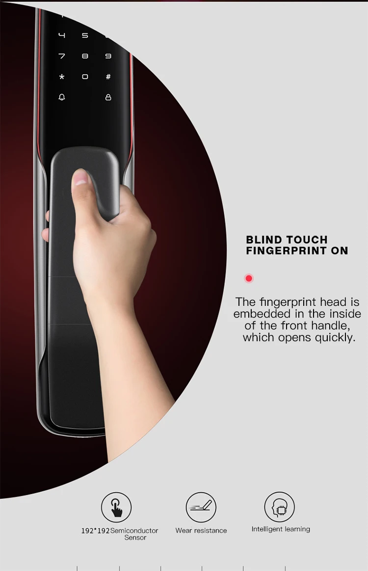 Obawa электронный дверной замок с отпечатком пальца/IC картой биометрический отпечаток пальца дверной замок цифровой код пароль интеллектуальный замок