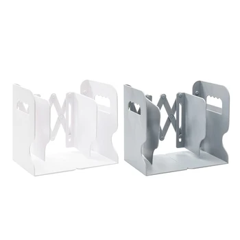 

Retractable Bookshelf Student Desktop Book Holder Stationery Storage Organizer with Pen Holder School Office Supplies