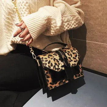 

Women Leather Leopard Print Handbag Shoulder Lady Crossbody Bag Tote Messenger S X7XC