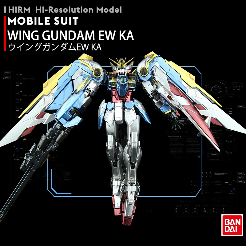 BANDAI RG 1/144 XXXG-01W крыло Гандам EW KA металлическая окраска экшн-игрушки Фигурки Сборная модель очень популярный подарок