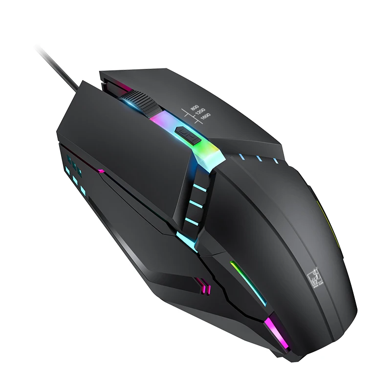 

Wired Computer Mouse 1600DPI Wired USB Mice RGB Illuminated LED Mouses Ergonomic Mouse for Windows Xiaomi Huawei PC Laptop