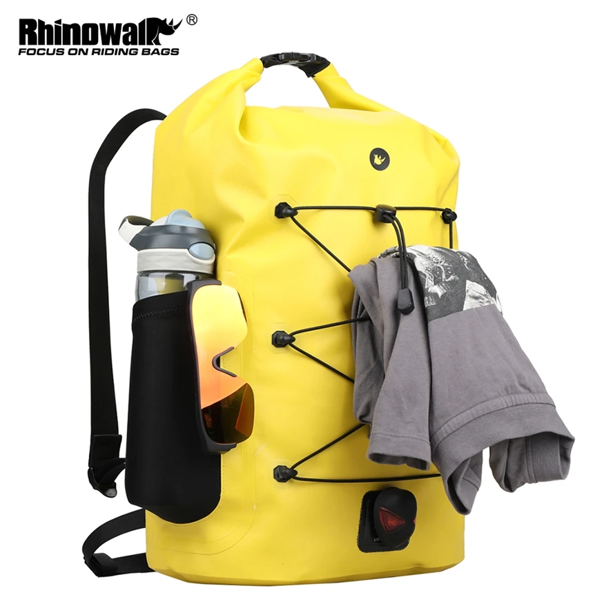 

Рюкзак Rhinowalk, 25 л, водонепроницаемый, для активного отдыха, велоспорта, альпинизма, легкая сумка для шлема, спортивная сумка для дайвинга и реки