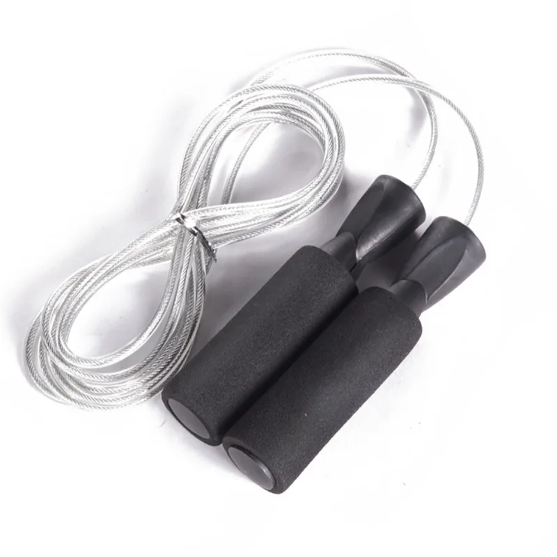 Многоцелевой скакалки спортивные Фитнес высококачественная одежда устойчив к Стальная проволока Скакалка для занятия спортом дома губка рукав ручки скакалка