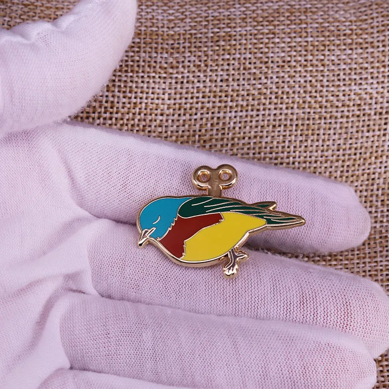 Spilla A Forma Di Pappagallo Arcobaleno Spilla A Forma Di Cloruro Colorato Spilla A Forma Di Uccello