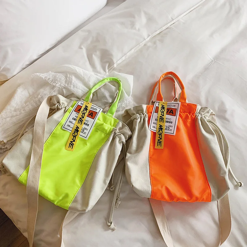 Большая сумка новая стильная женская Сумка японская корейская модная Холщовая Сумка модная повседневная сумка на плечо Большая вместительная сумка на плечо