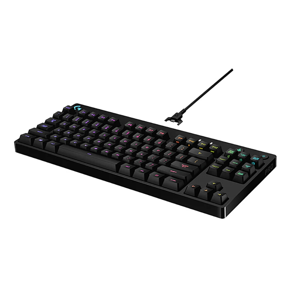 Оригинальная Проводная игровая механическая клавиатура с эргономичным дизайном, игровая клавиатура с RGB подсветкой Teclado Gamer Keyboard
