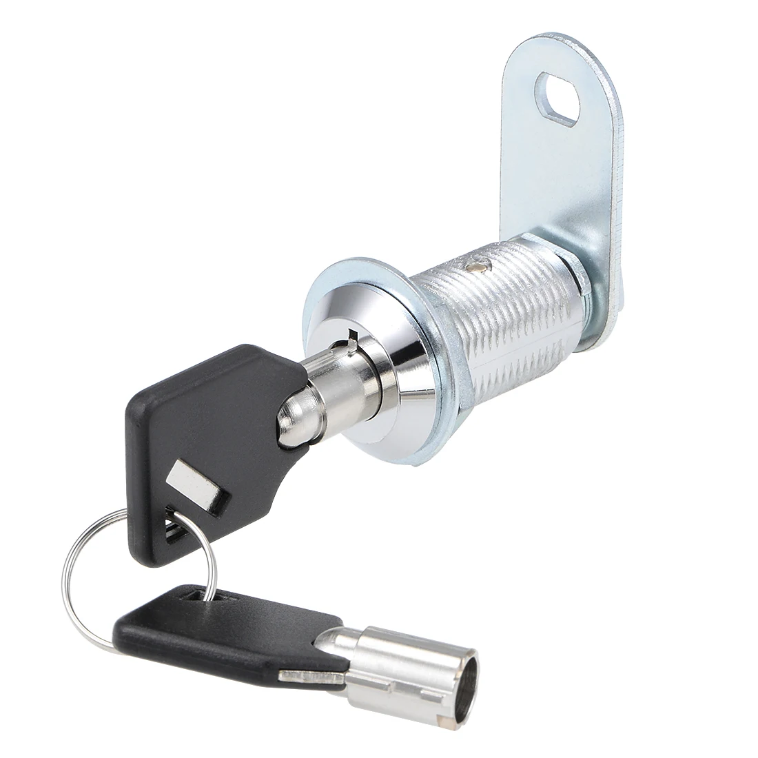 Uxcell трубчатый cam lock 30 мм цилиндр Длина хромированная отделка с одинаковым ключом
